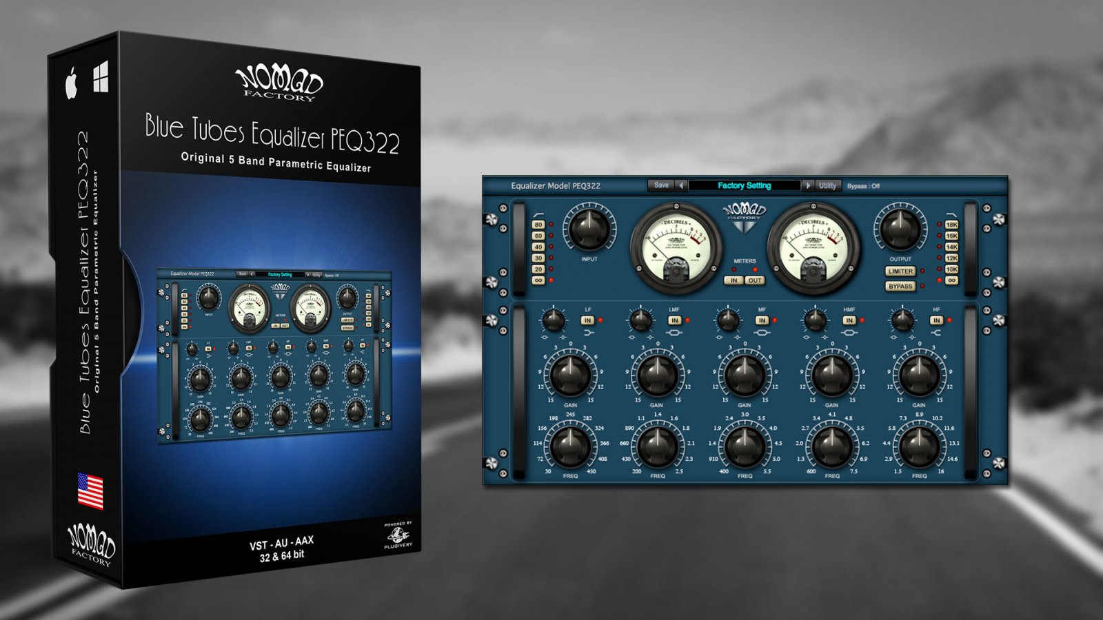 Blue Tubes Equalizer PEQ322